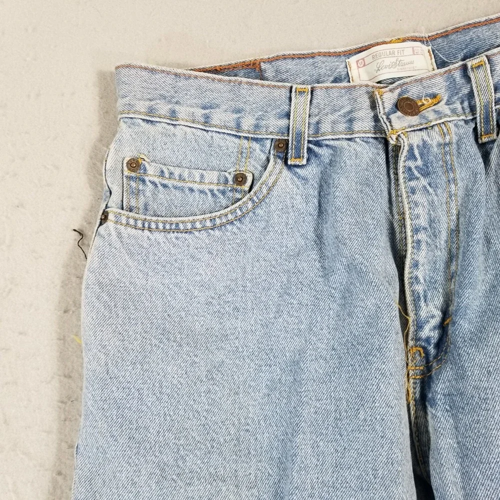 Levi Signature Series jeans men's 32x32 regular fit straight blue denim pants